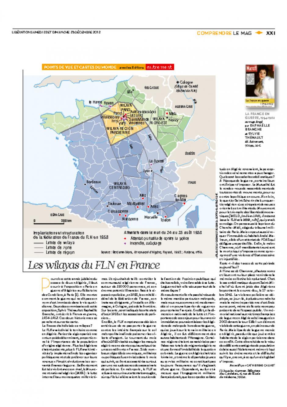 20121222-Libération-Les wilayas du FLN en France
