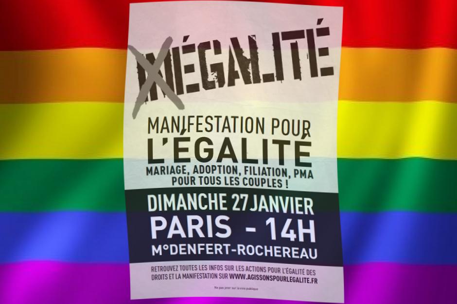 27 janvier, Paris - Manifestation pour l'égalité