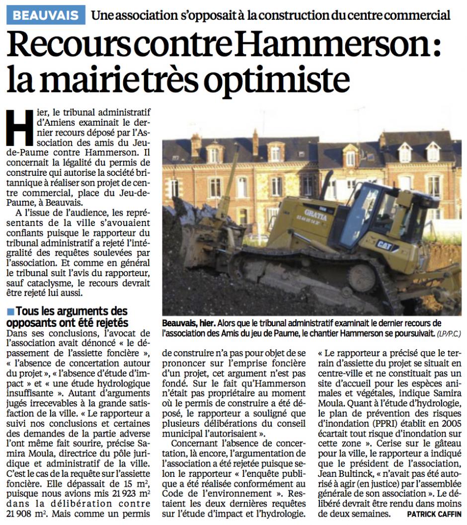 20131030-LeP-Beauvais-Recours contre Hammerson : la mairie très optimiste