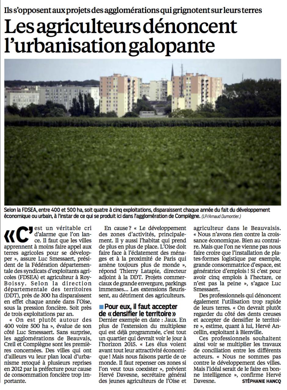 20131106-LeP-Oise-Les agriculteurs dénoncent l'urbanisation galopante