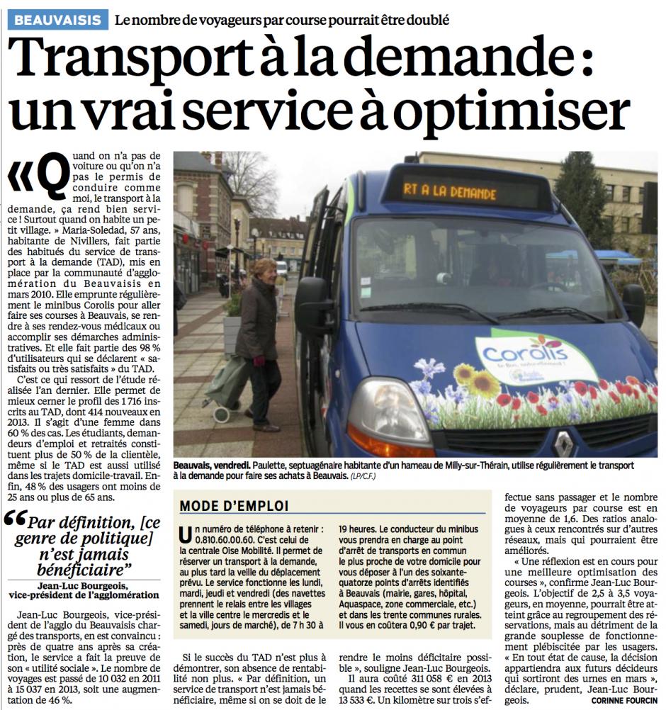 20140128-LeP-Beauvaisis-Transport à la demande : un vrai service à optimiser