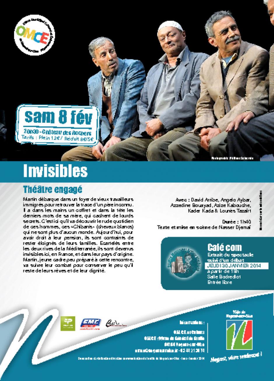 8 février, Nogent-sur-Oise - Théâtre engagé « Invisibles »