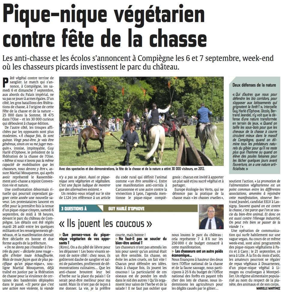 20140828-CP-Compiègne-Pique-nique végétarien contre fête de la chasse