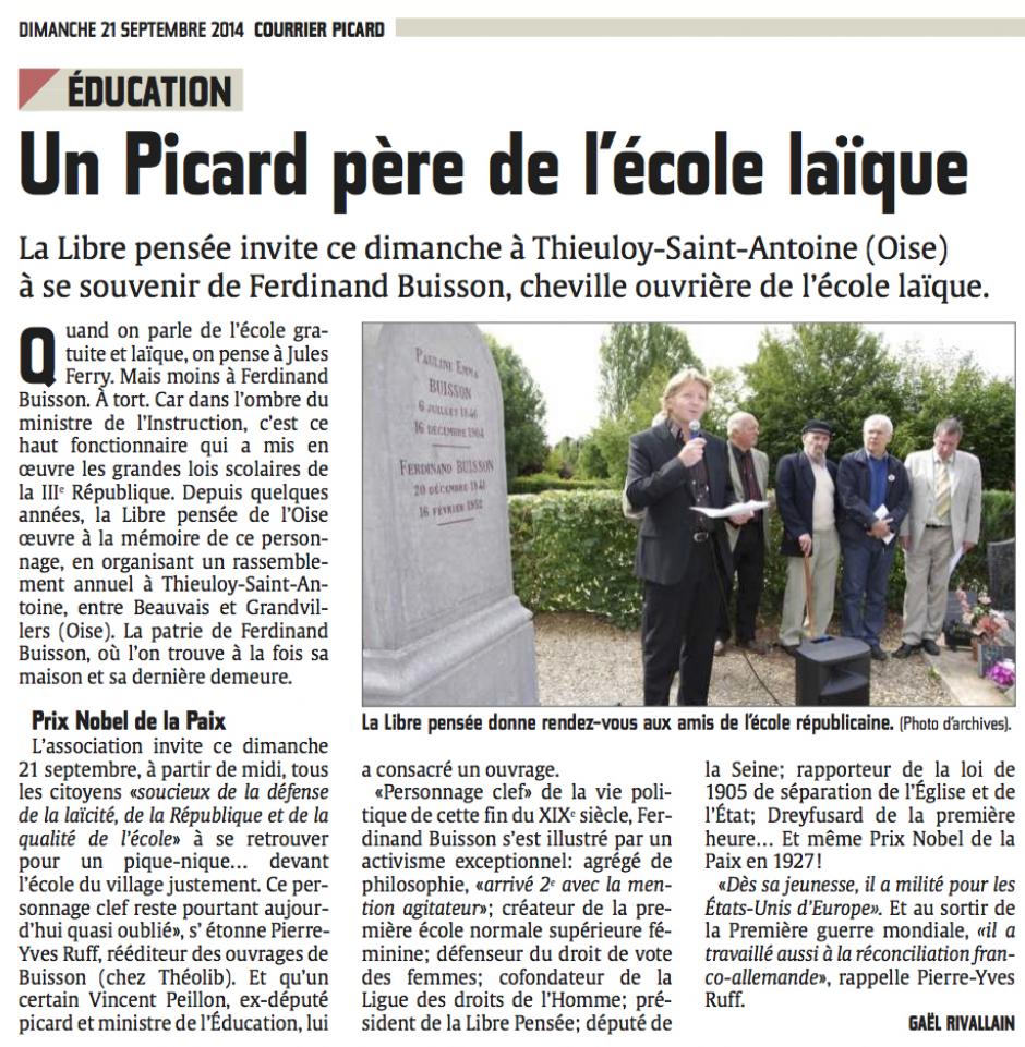 20140921-CP-Thieuloy-Saint-Antoine-Un Picard père de l'école laïque [Ferdinand Buisson]