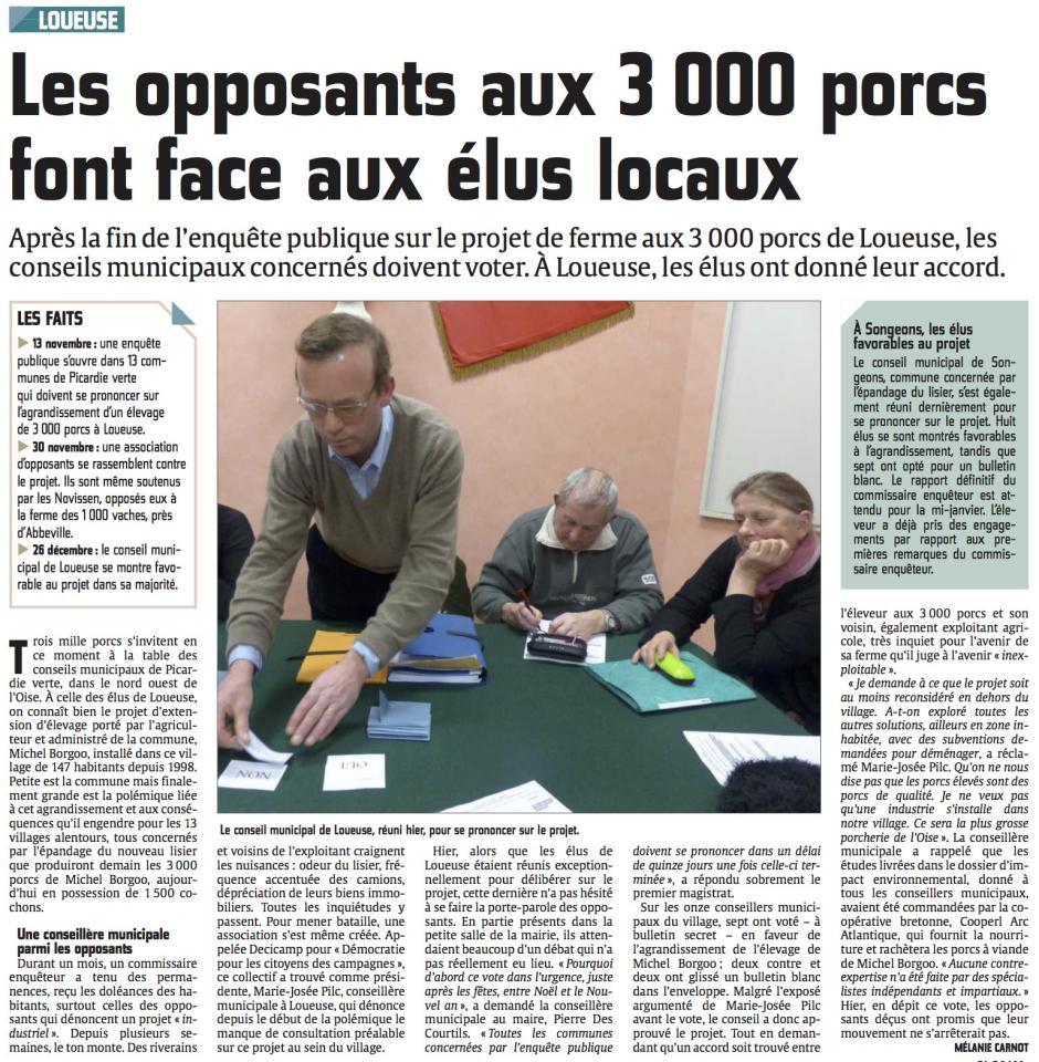20141227-CP-Loueuse-Les opposants aux 3 000 porcs font face aux élus locaux