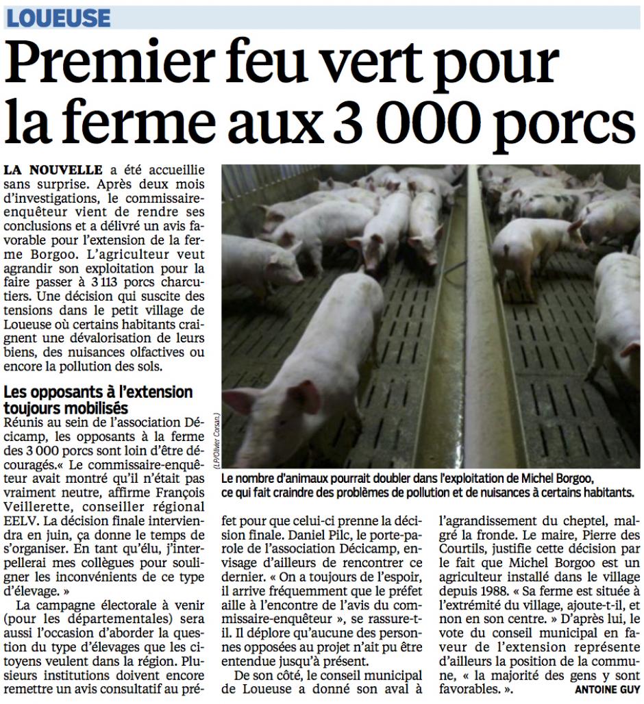20150122-LeP-Loueuse-Premier feu vert pour la ferme aux 3 000 porcs