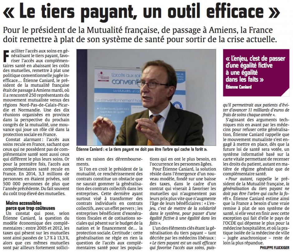 20150129-CP-Amiens-Le président de la Mutualité française « Le tiers-payant, un outil efficace »