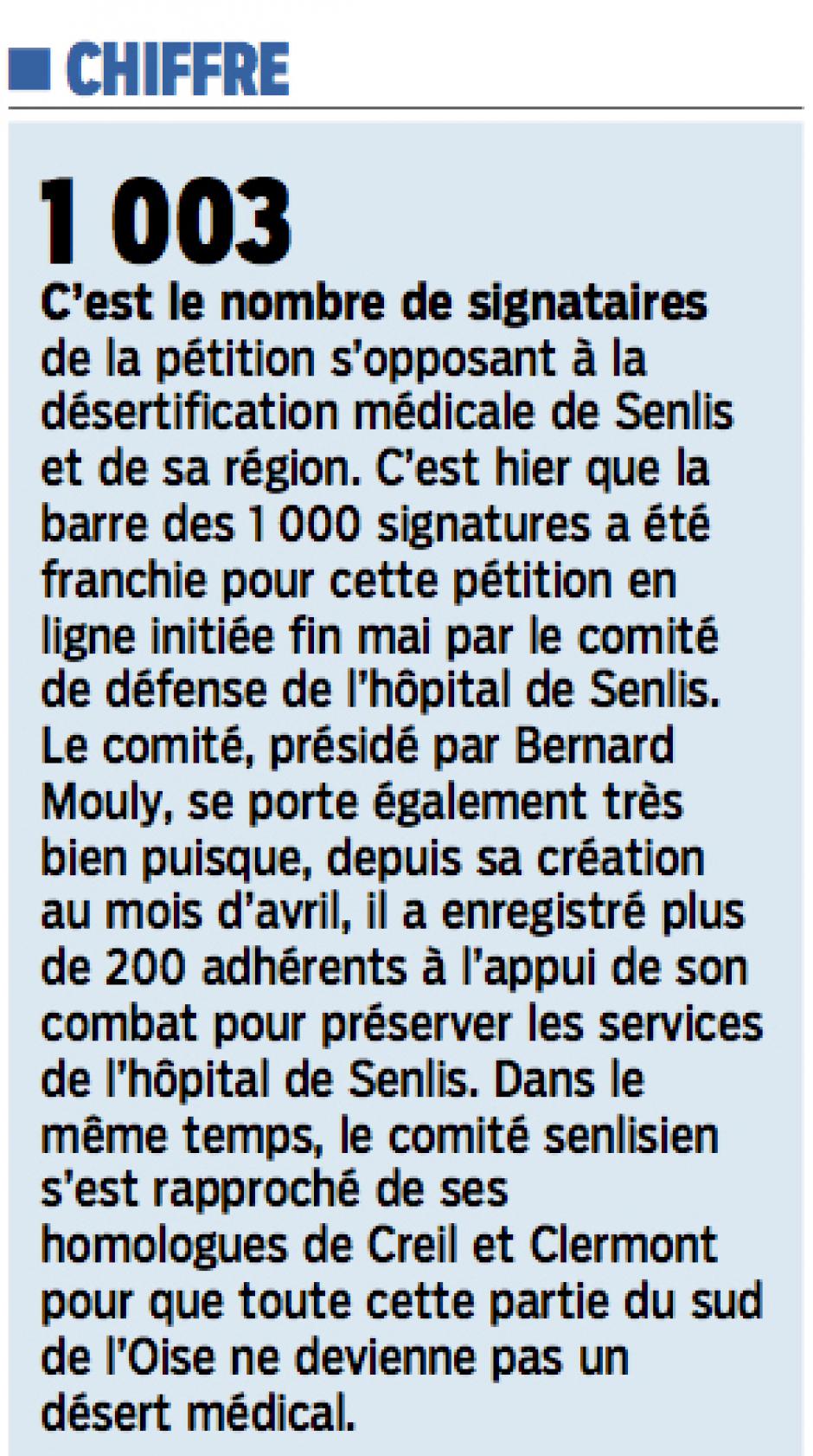 20150718-LeP-Senlis-1 003 signataires de la pétition s'opposant à la désertification médicale