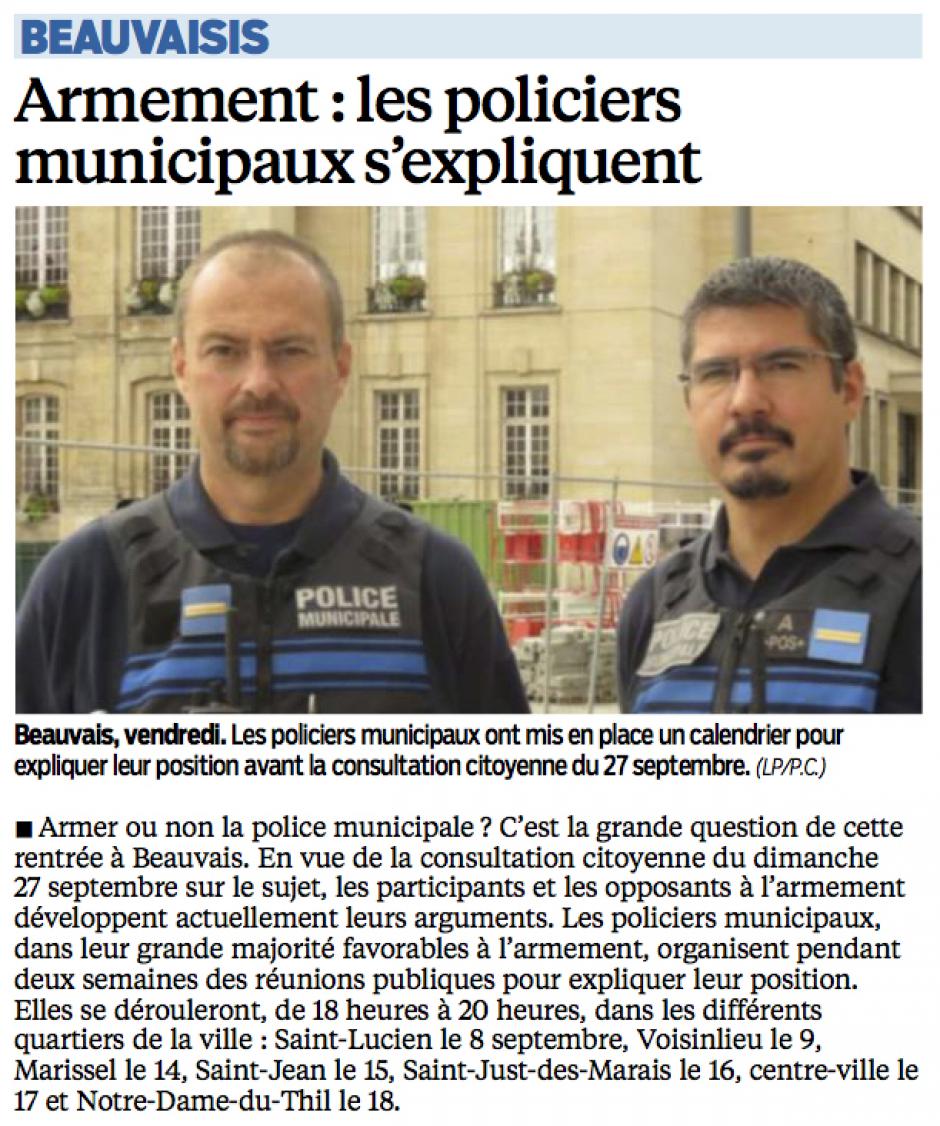 20150908-LeP-Beauvais-Armement : les policiers municipaux s'expliquent