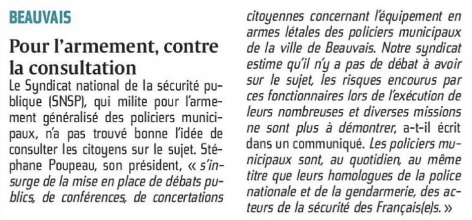 20150925-CP-Beauvais-Pour l'armement, contre la consultation [SNSP]