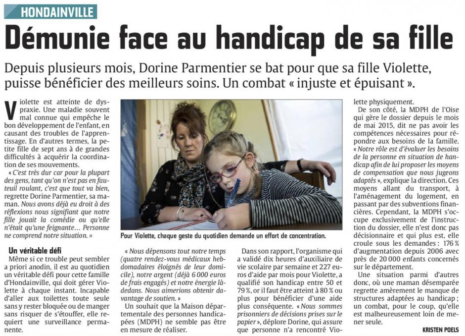 20151023-CP-Houdainville-Démunie face au handicap de sa fille [dyspraxie]