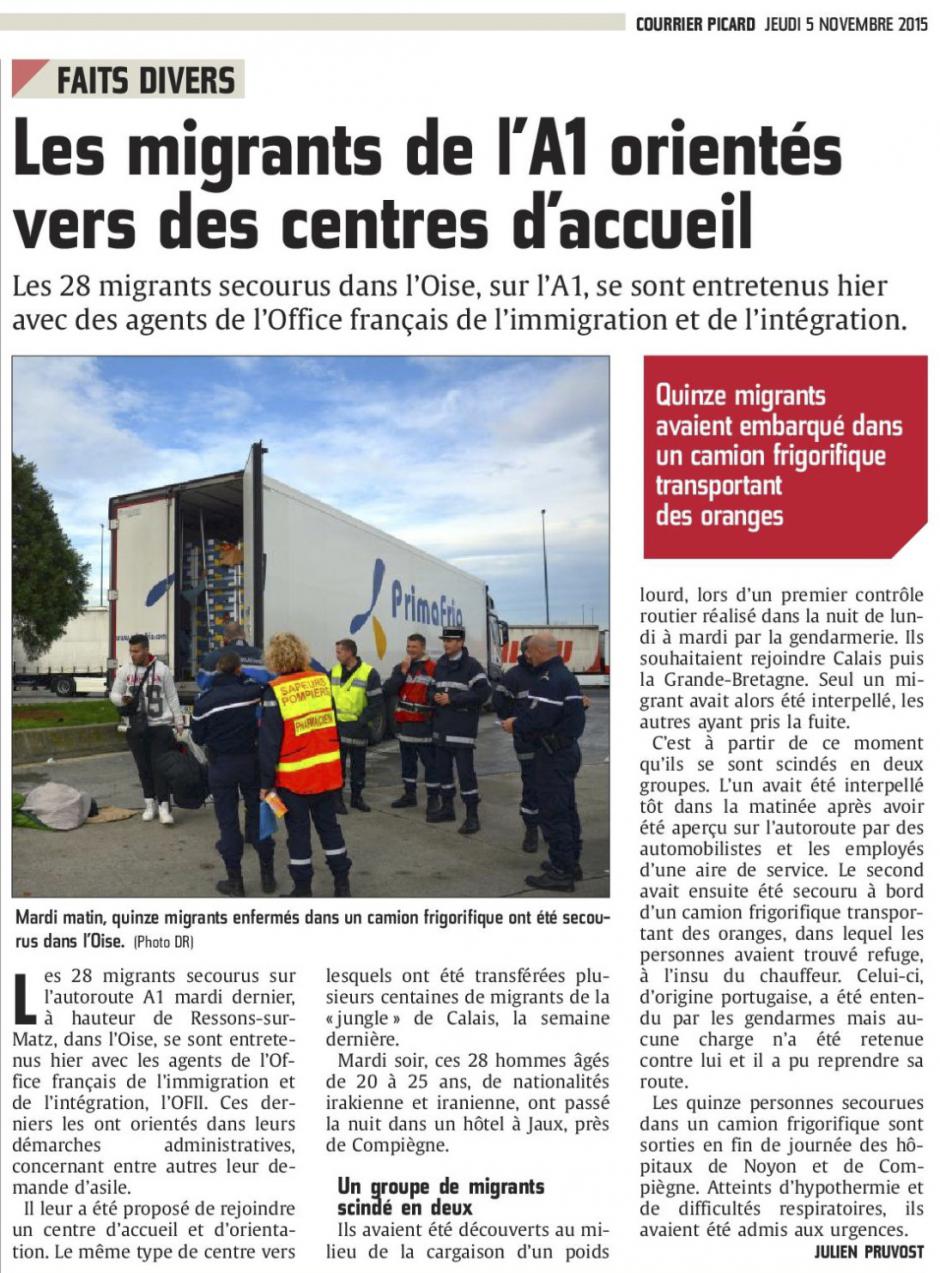 20151105-CP-Ressons-sur-Matz-Les migrants de l'A1 orientés vers des centres d'accueil