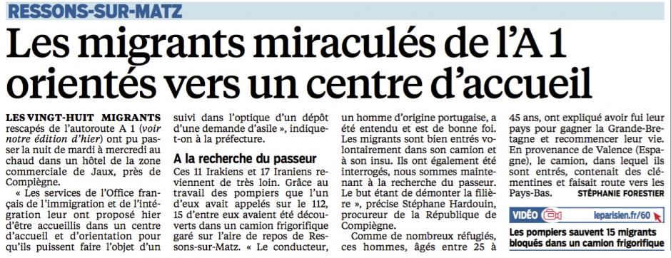 20151105-LeP-Ressons-sur-Matz-Les migrants miraculés de l'A1 orientés vers un centre d'accueil