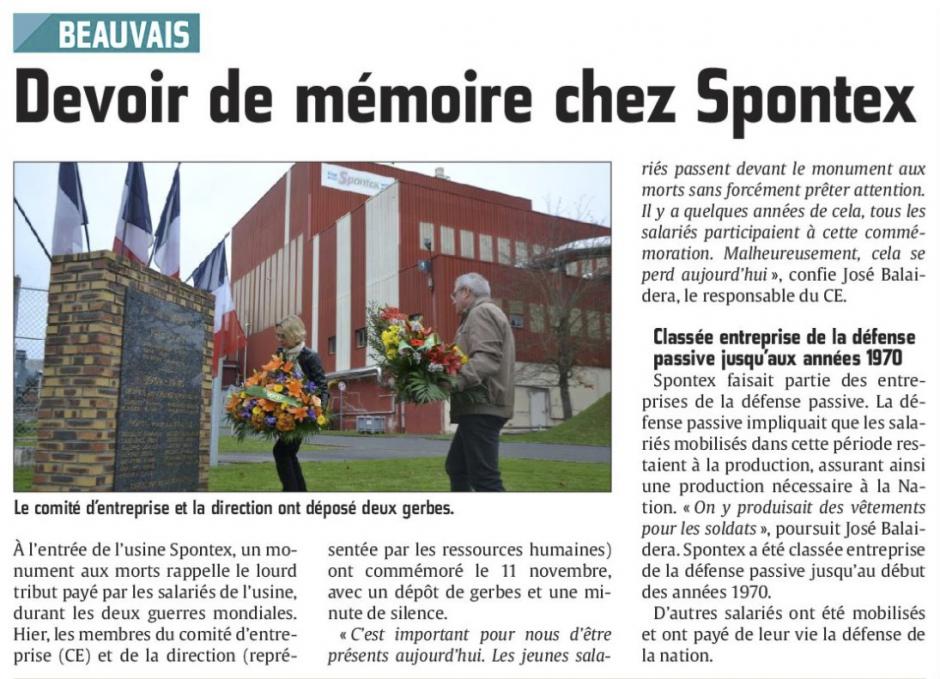 20151111-CP-Beauvais-Devoir de mémoire chez Spontex