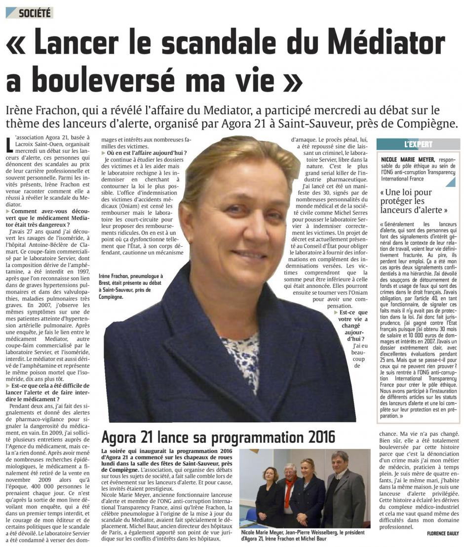 20160228-CP-Saint-Sauveur-Irène Frachon : « Lancer le scandale du Médiator a bouleversé ma vie »