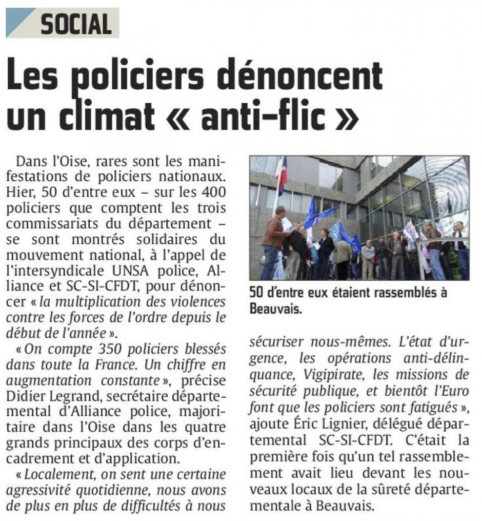 20160519-CP-Beauvais-Les policiers dénoncent un climat « anti-flic »