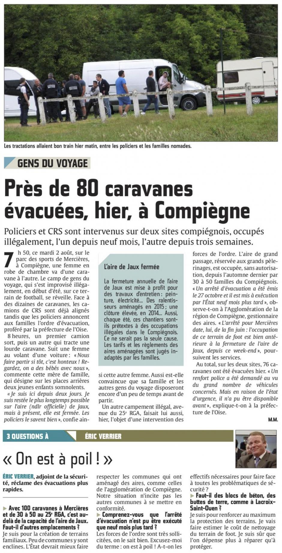 20160803-CP-Compiègne-Près de 80 caravanes évacuées hier