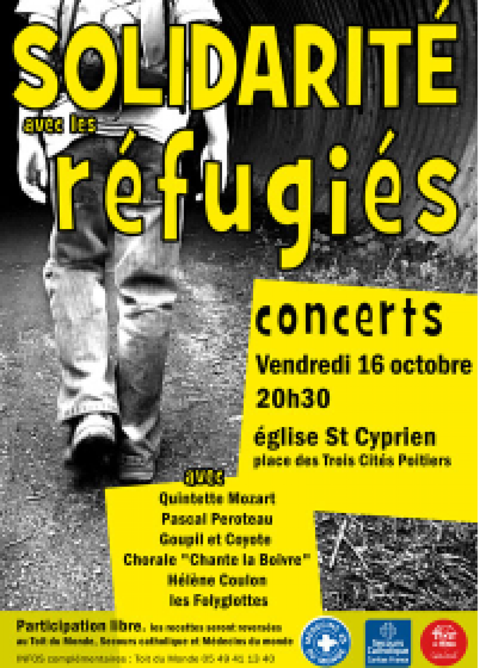 Soirée de solidarité avec les réfugiés syriens (Poitiers)