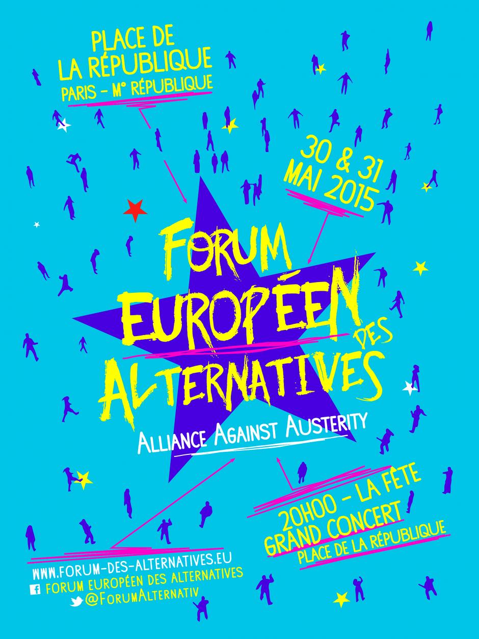 30 et 31 mai 2015 : Forum Européen des Alternatives