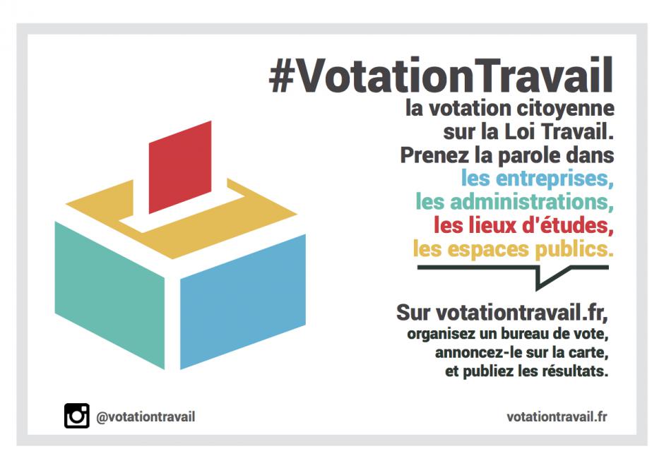 #VotationTravail : prenez partout la parole avec des bureaux de votes citoyens !