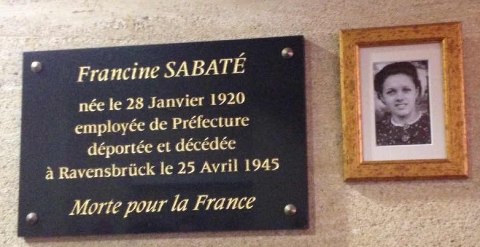 Hommage à Francine Sabaté