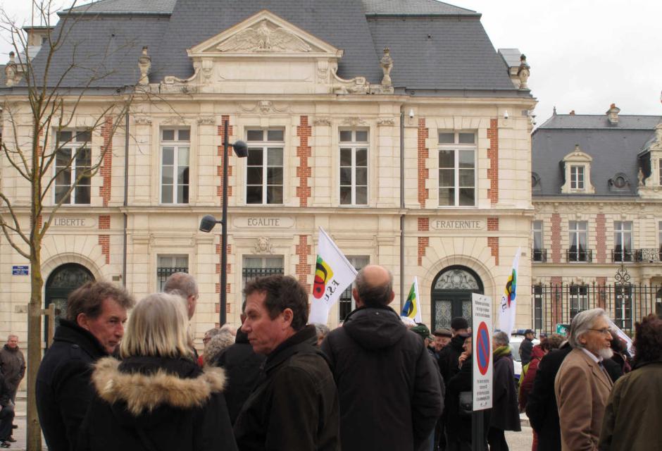 Manifestation des retraités à Poitiers