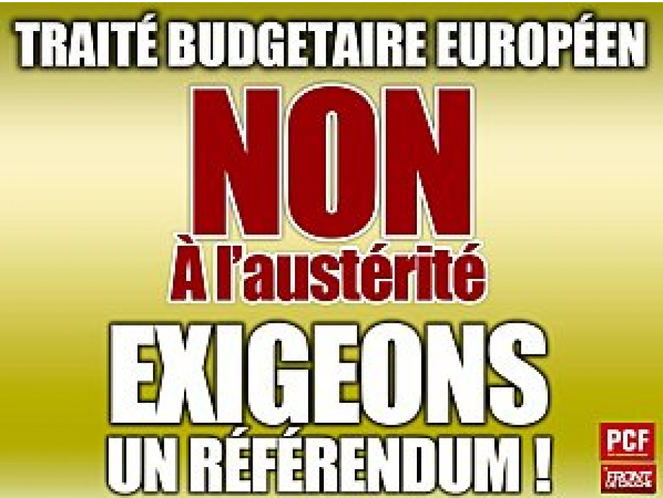 TSCG: les députés du Loiret (5 UMP 1PS) votent l'austérité!!!